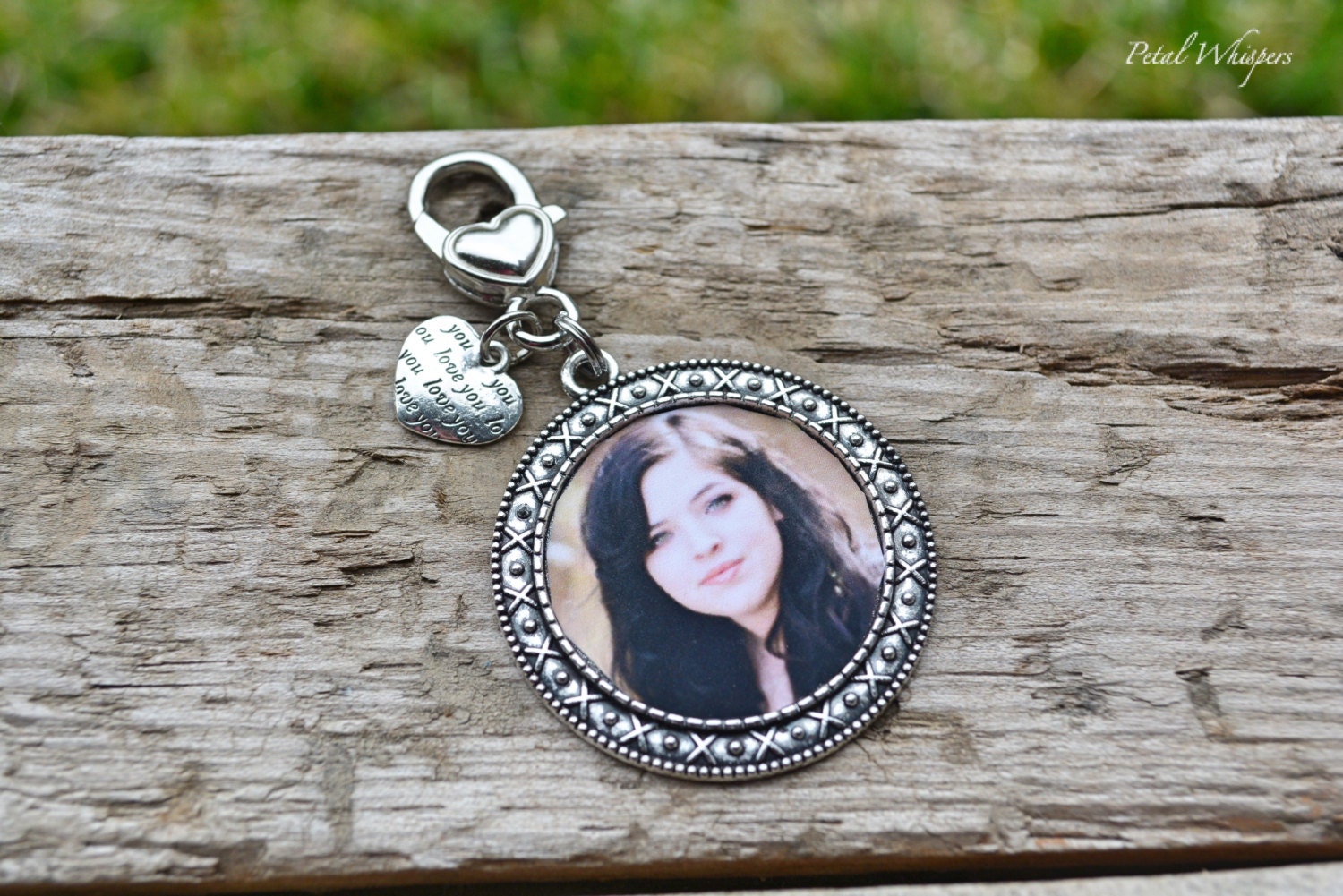 Photo Keychain Charm Picture Customized Keychain clip