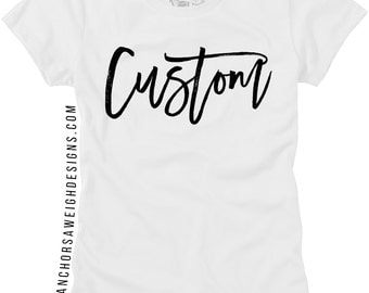 Custom Women's Crew Neck Tee