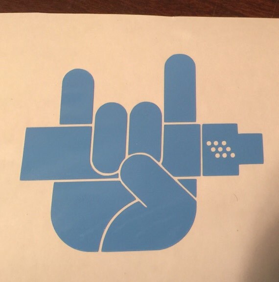 Rock and Vape vaping vinyl decal vape sticker