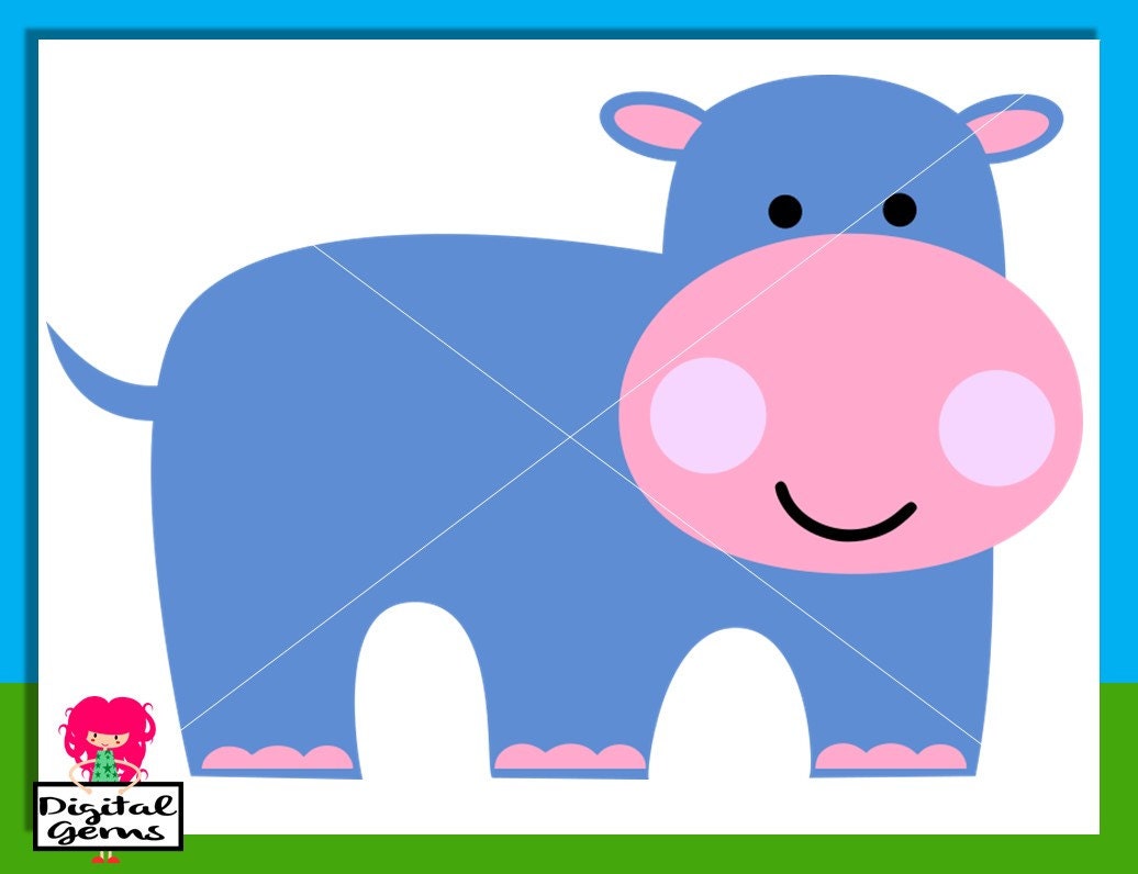 Download Hippo layered SVG / DXF Cutting Files for Cricut by ...