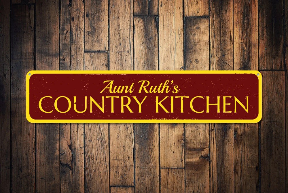 Country Kitchen Sign Personalized Name Sign Country Kitchen   Il Fullxfull.937524328 Fivi 