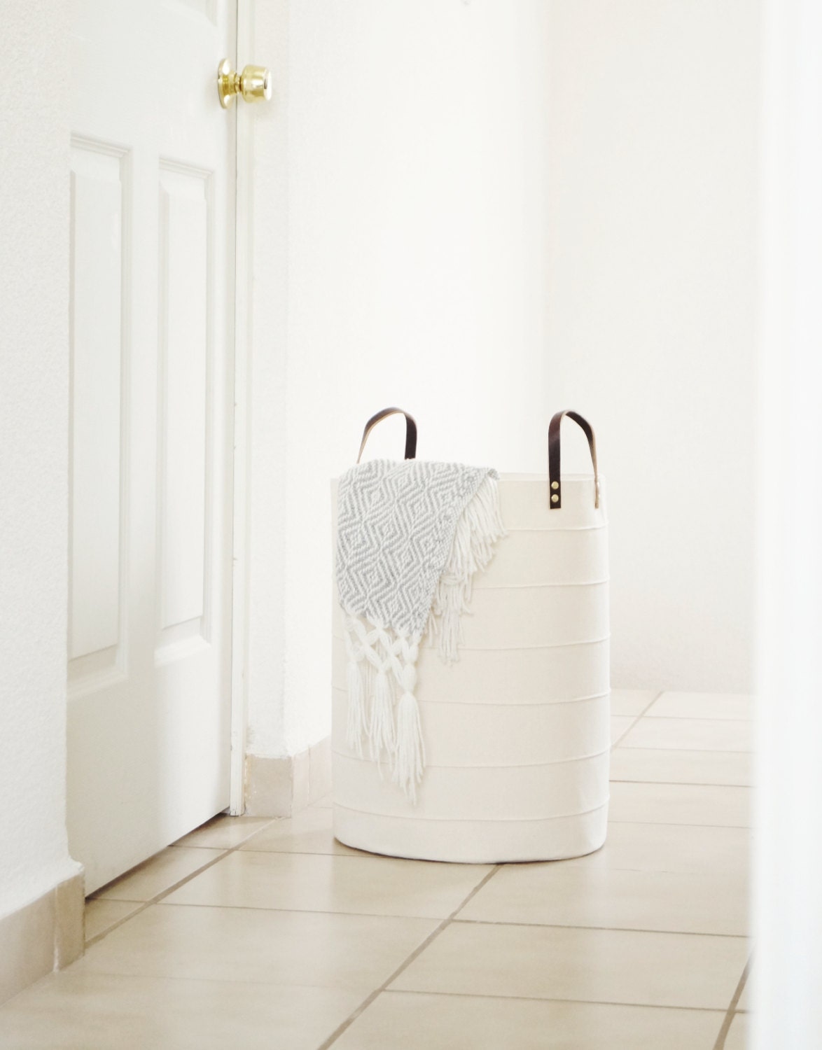 Laundry hamper. Large toy storage. Bathroom storage bucket