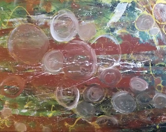 Large Abstract art, wall painting, Earth tones palette, grounding