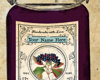 Syrup label | Etsy