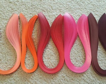 Quilling paper, 5mm, 100 strips, Quantity for each color not listed