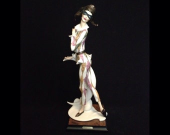 FREE SHIPPING-Fabulous-Made In Italy-Giuseppe Armani-740-C-Harlequin-Limited Edition-5065/7500-Sculpture