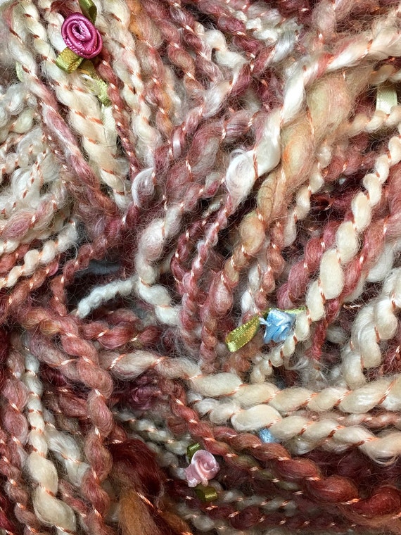 Items similar to Floral Art Yarn on Etsy