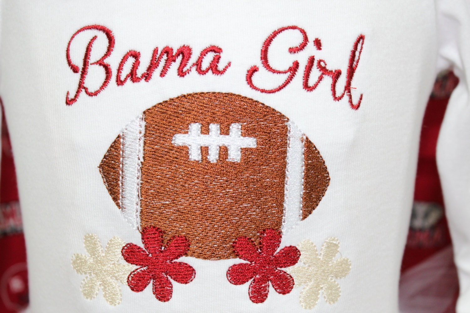 Bama girl outfit Alabama baby girl outfit Crimson and white