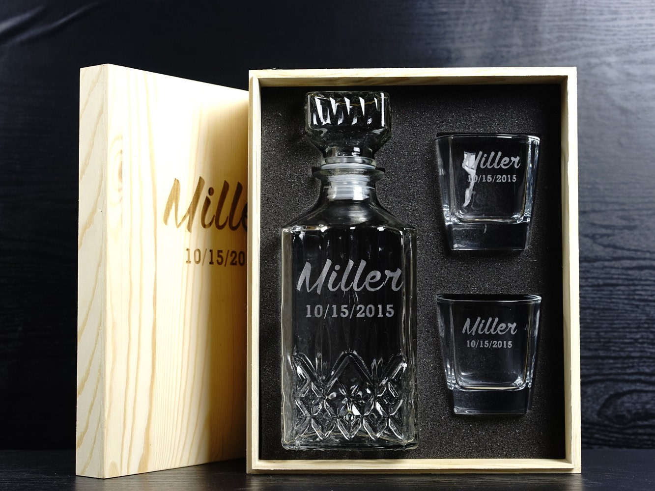 Mens Gift Whiskey Decanter Personalized Gifts For By AnnaEngraving