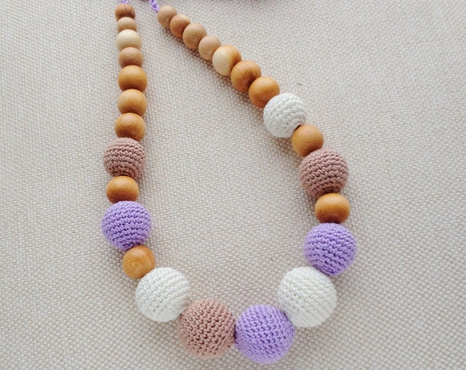Teething necklace / Nursing necklace / Breastfeeding necklace - Provence