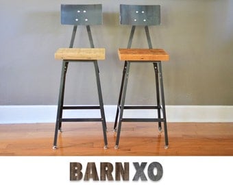 Urban Barn Counter Stools Set Of Four Urban Bar Stools Reclaimed