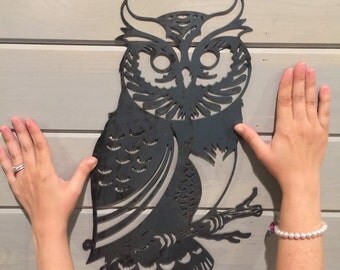 Metal Owl Wall Decor metal owl wall art | etsy Metal Owl Wall Decor metal owl wall art | etsy