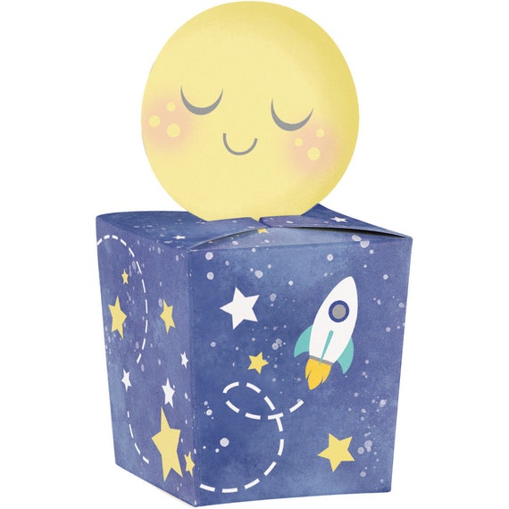 I Love You To The Moon And Back Favor Boxes Twinkle Twinkle Little Star Starry Night Party 