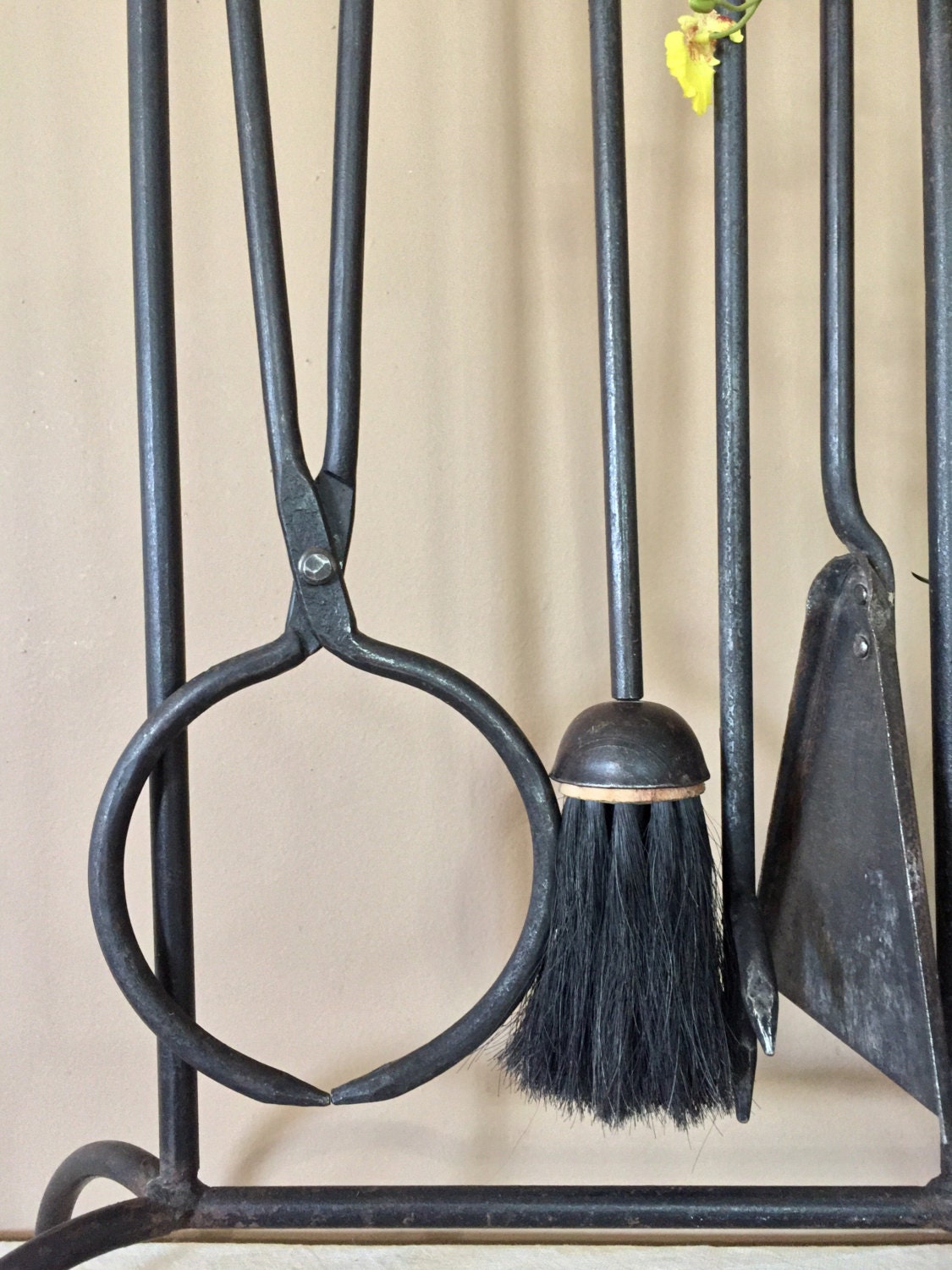 Vintage Hand Fireplace Tool Set / Fireplace Tools