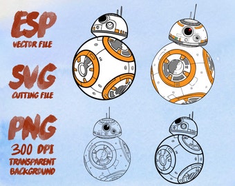 Download Bb8 clip art | Etsy