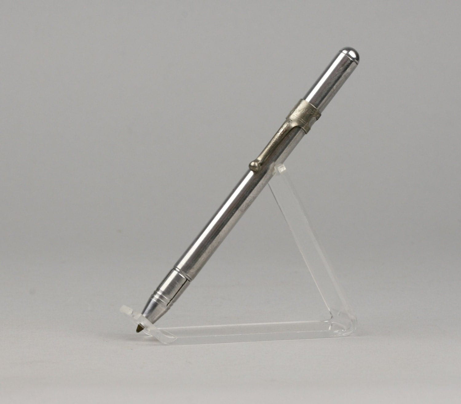 Reynolds Rocket Ballpoint Pen All Aluminum With Snap & Click