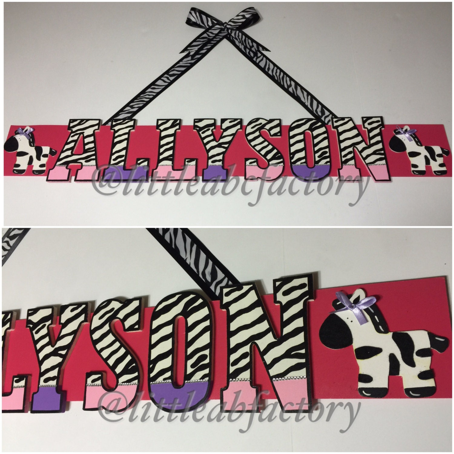 safarijungle themed letters for girls by littleabcfactory on etsy