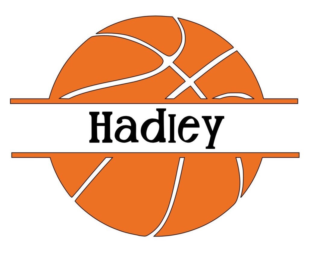 Basketball Vinyl Decal from SewKraftyChicks on Etsy Studio