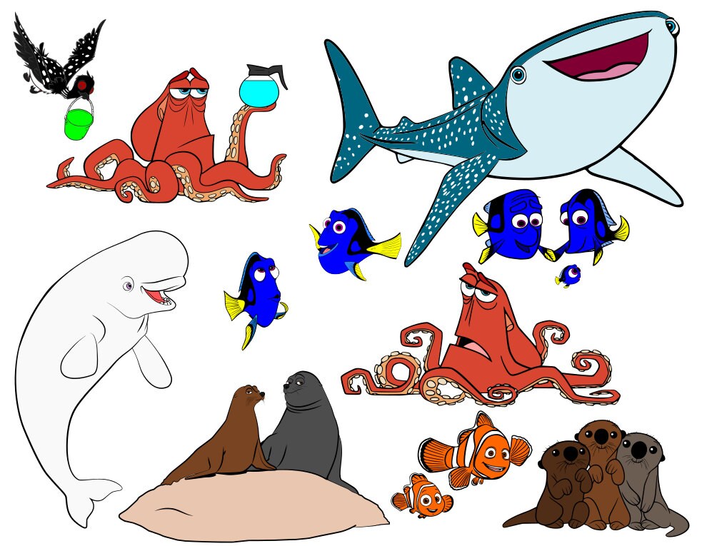 Finding Dory Collection svg files