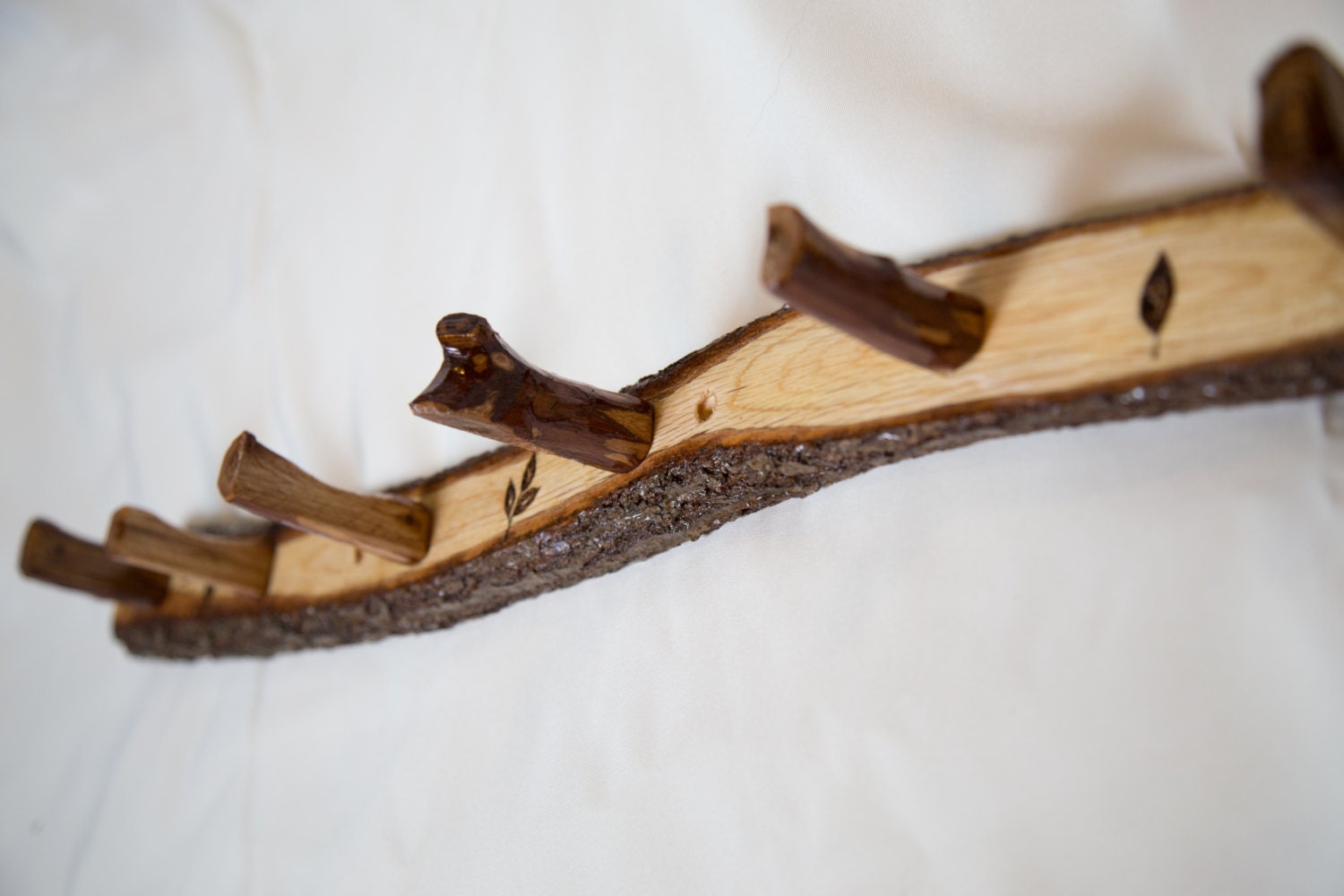 Rustic Coat Hanger by LiveAWhittle on Etsy