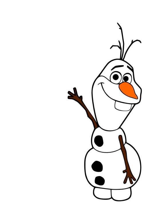 Download Olaf Waving SVG Instant Download by SweetRaegans on Etsy