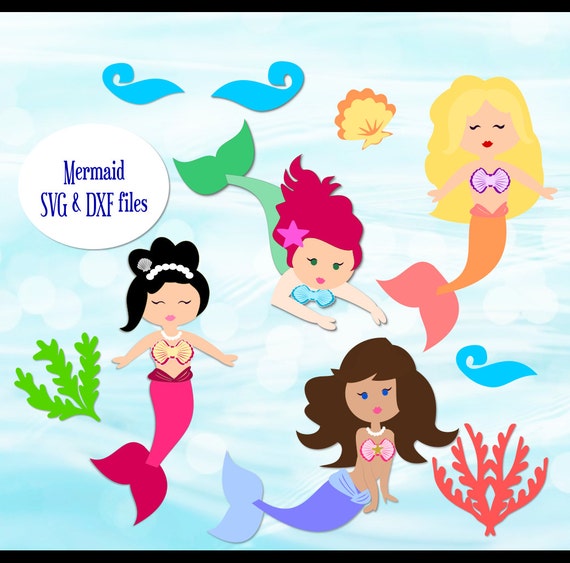Download SVG Mermaid cut files SVGs for cricut by CatchingColorFlies