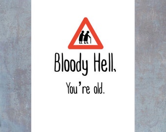 Items similar to British Tea Cup BLOODY HELL Funny Coffee Mug English ...