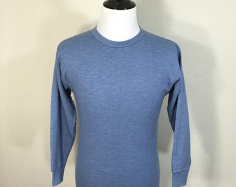 60's vintage long sleevn two layered under shirt size large
