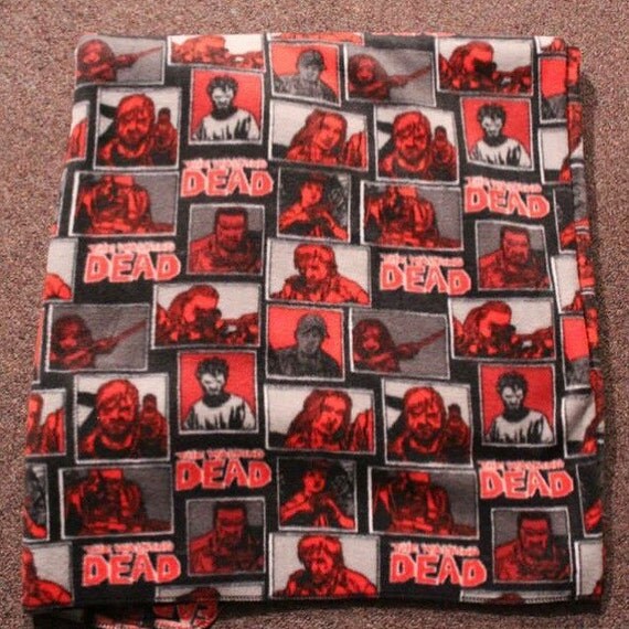 The Walking Dead Inspired Fleece Blanket