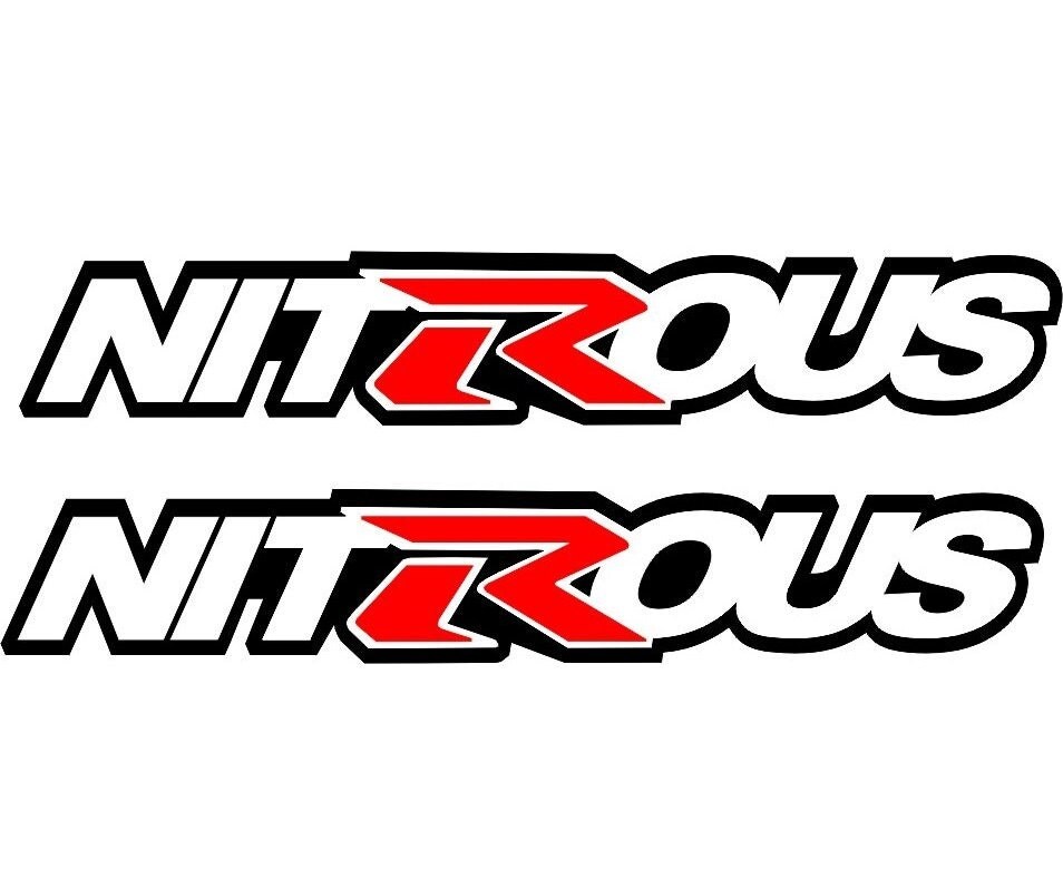 NITROUS DECALS x's 2 Fits GSXR 600 750 by HoosierAutoCycleAcc