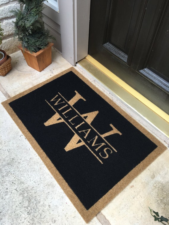 Personalized Door Mat, Personalized Wedding Gifts , Entry mat, custom 