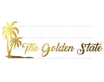 Gold foil clip art | Etsy
