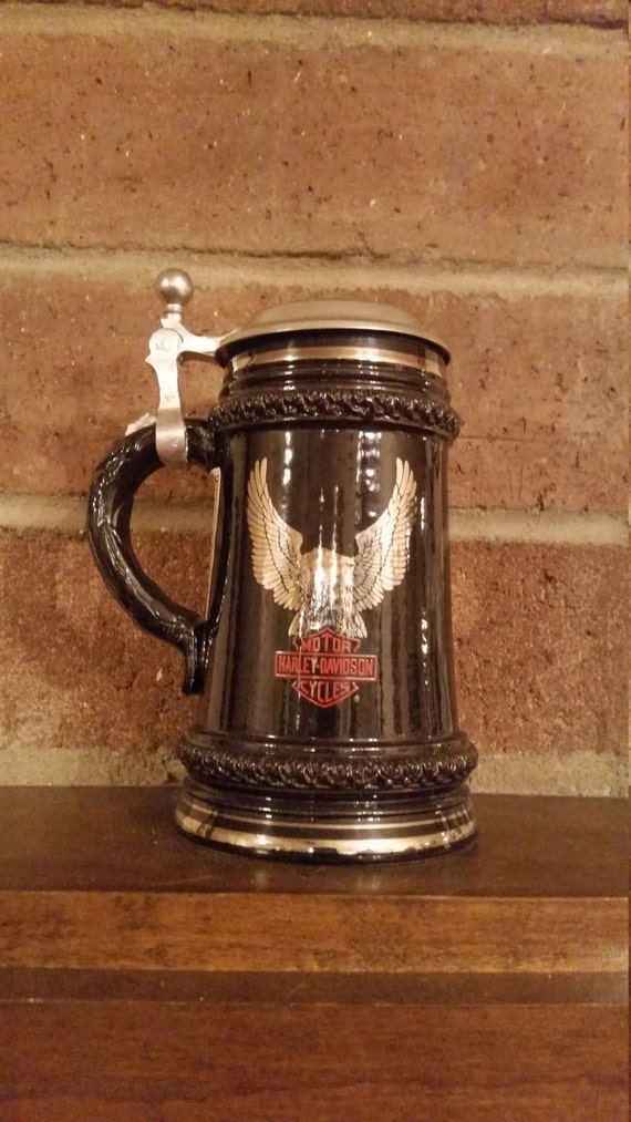 German Made Harley Davidson Beer Stein