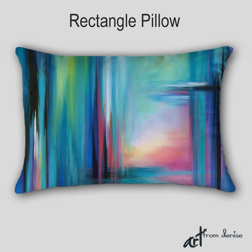 Throw Pillow Jewel tone Home decor Teal Designer pillow