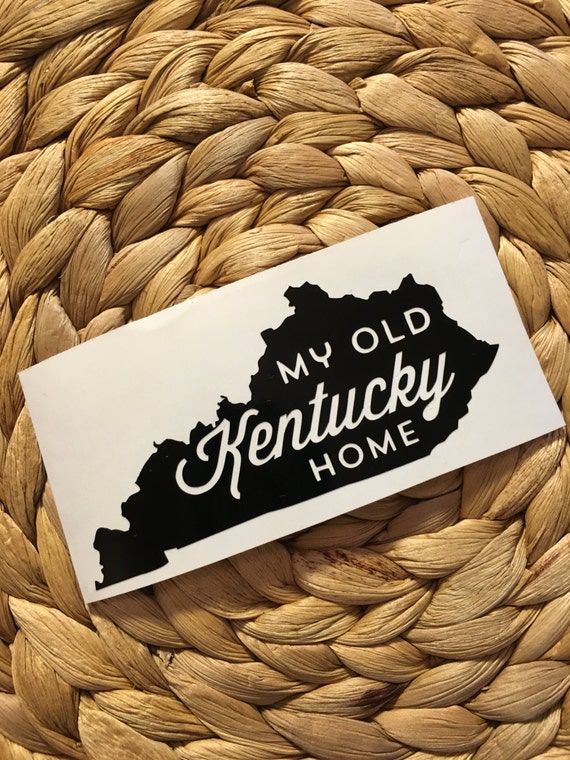 Download My Old Kentucky Home Vinyl Decal