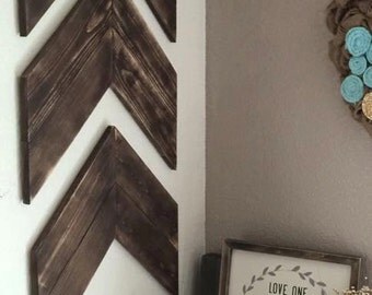Chevron Wood Arrows Set of 3, Wood Arrows, Farmhouse Style, Rustic Arrows, Shabby Chic Arrows, Chevron Arrows, Mothers Day Gift, Birthday