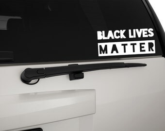 Black Lives Matter Vinyl Decal Sticker, Premium Matte & Glossy Vinyl