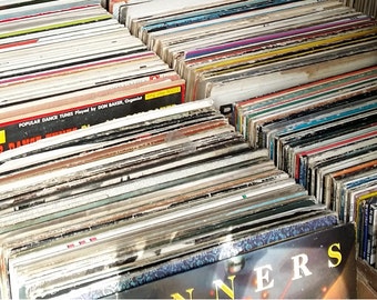 Vinyl Records, Music Albums, LPS Bulk Lot, Random Record Lot, Vintage Vinyl Records, LPs With Sleeves, Music On Vinyl, Mystery Box