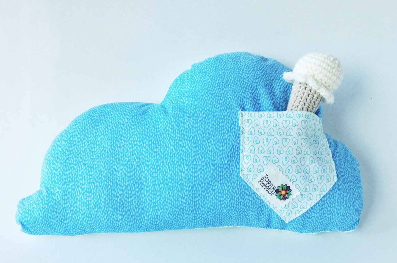 Cloud Keepsake Pillow Plush Cloud Cloud Pillow Blue