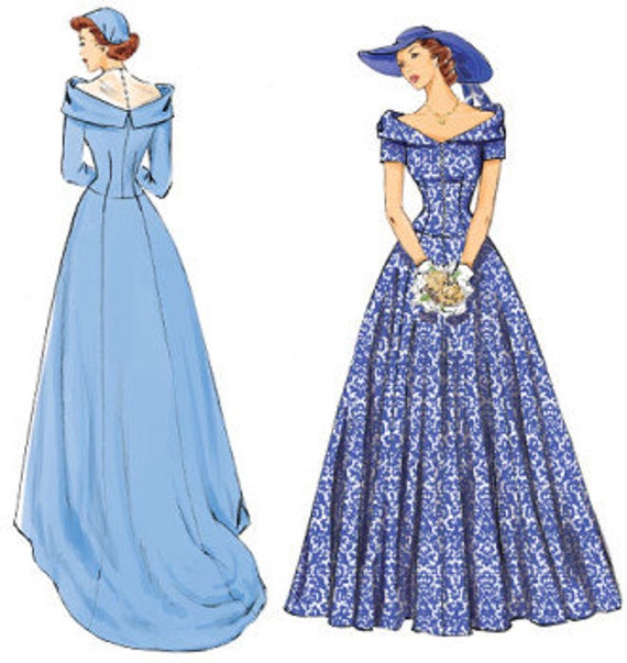 wedding gown patterns for plus size