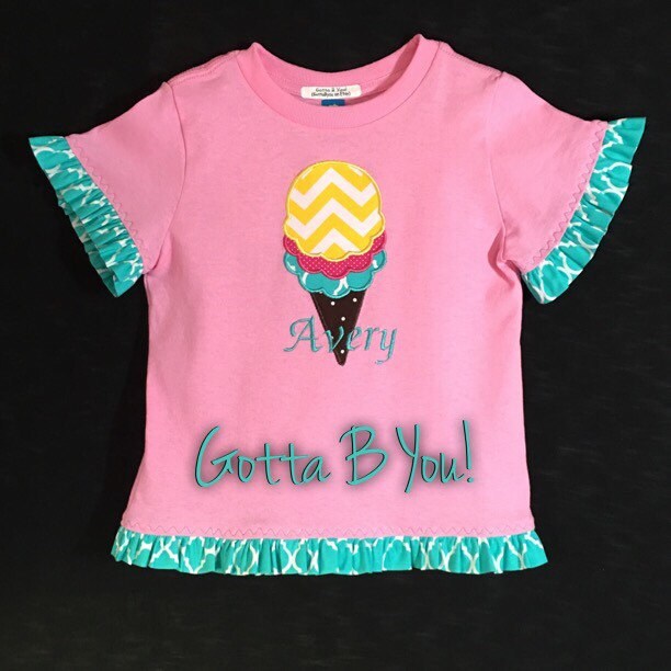 Custom Applique T ShirtTons of applique design & fabric