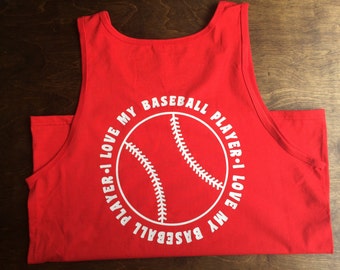 Items similar to Love My Baseball Player Car Decal on Etsy