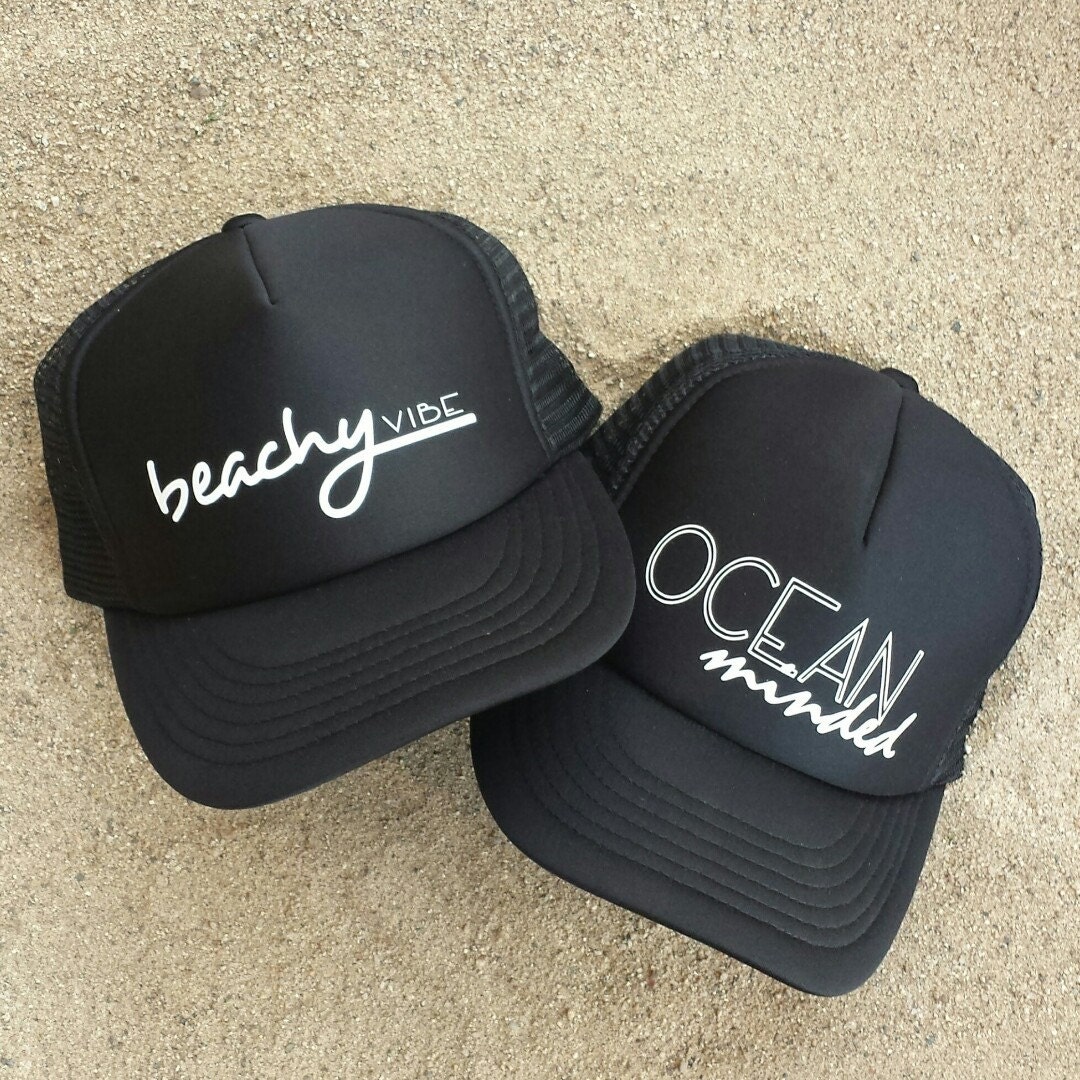 Cute Beachy Vibe Women's Summer Trucker Hat Surf