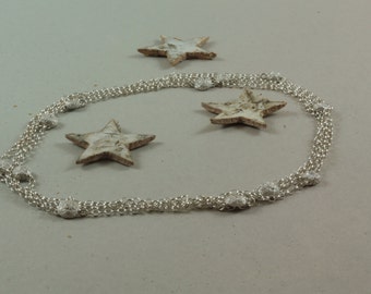 Necklace and Bracelet Dandelion's heart
