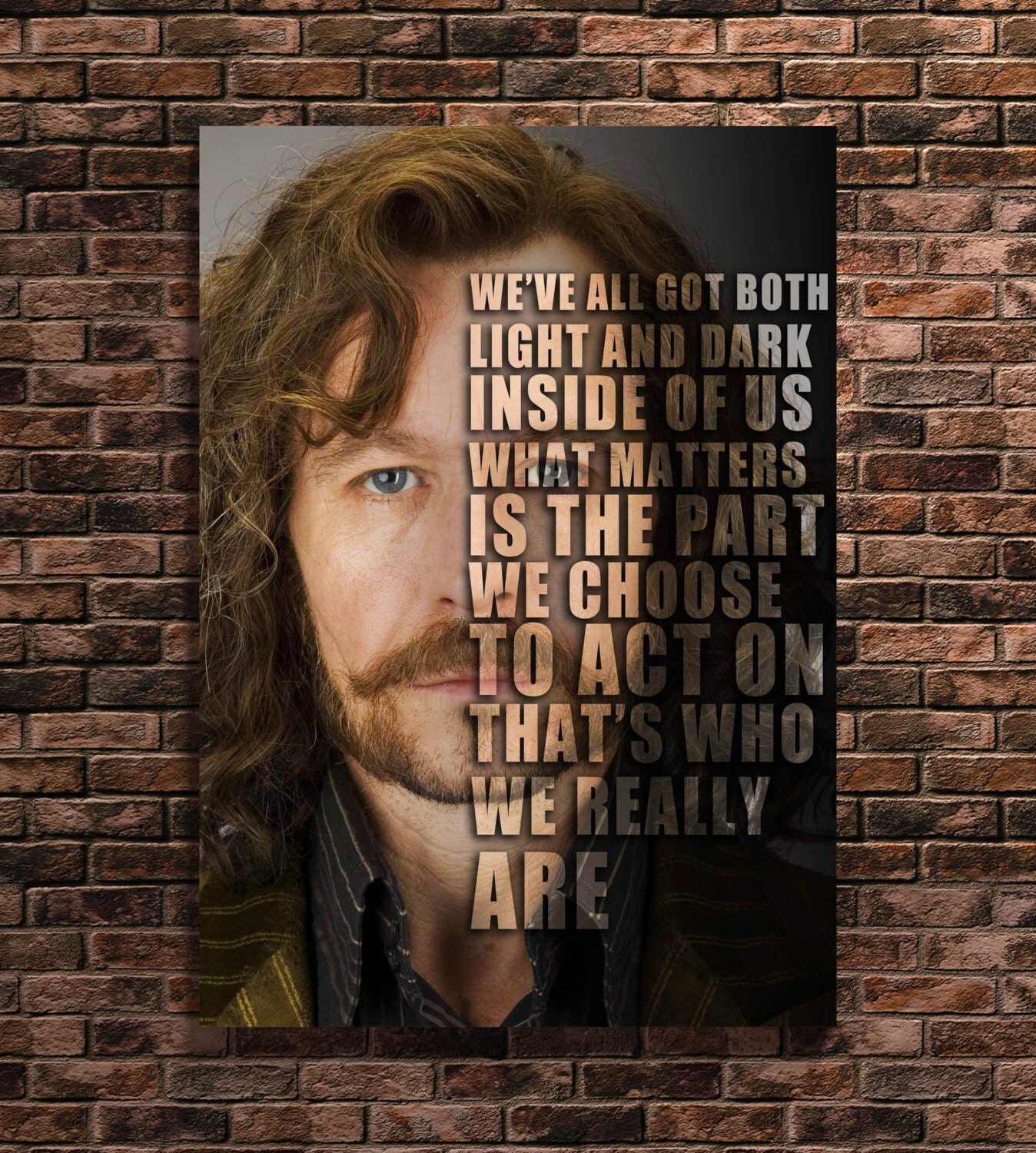 Sirius Black Quote Print Harry Potter Art Harry's
