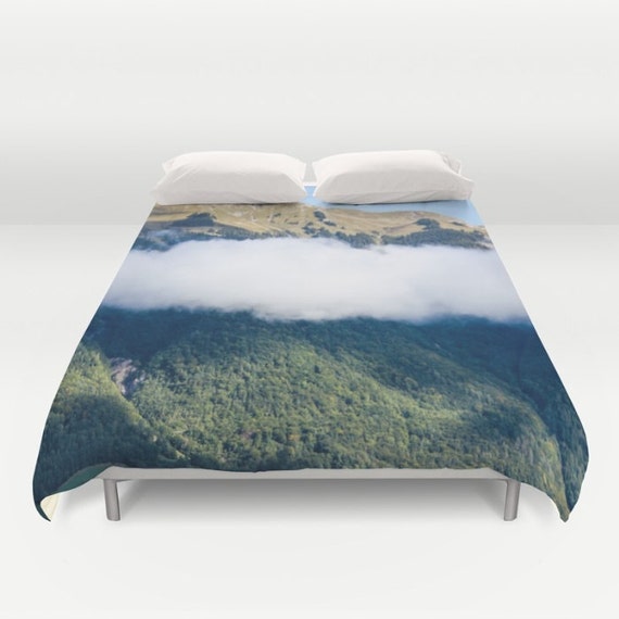 alpen duvet cover blauw dekbedovertrek