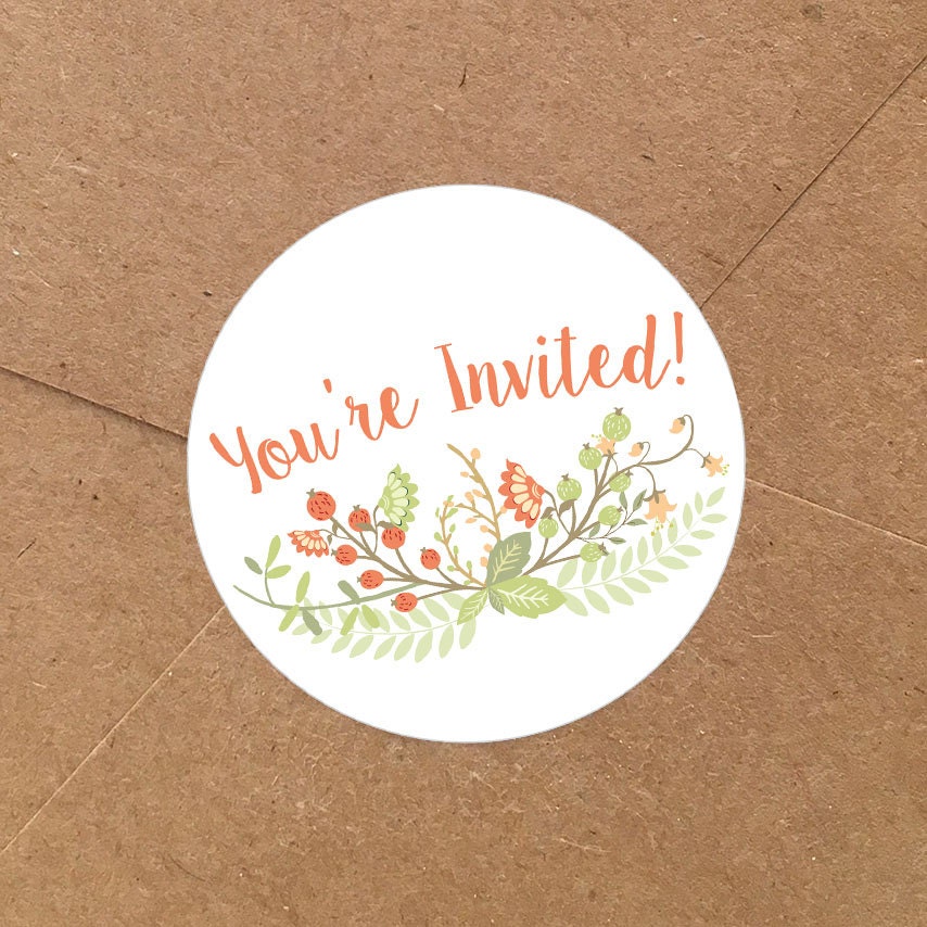 You're Invited Stickers