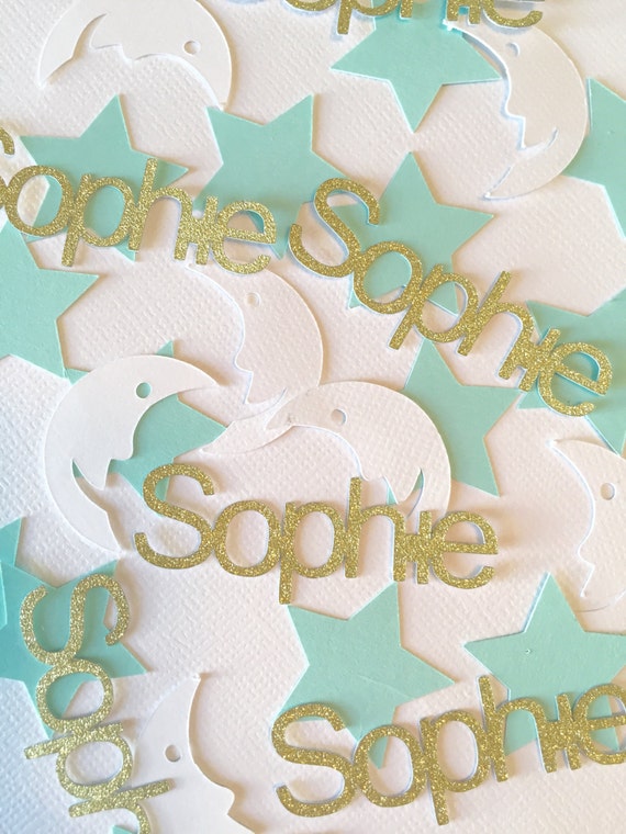 Personalized Confetti. Name confetti. Party confetti. Custom