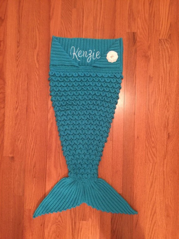Items similar to Mermaid Tail Blanket on Etsy