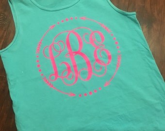 monogrammed swim shirt